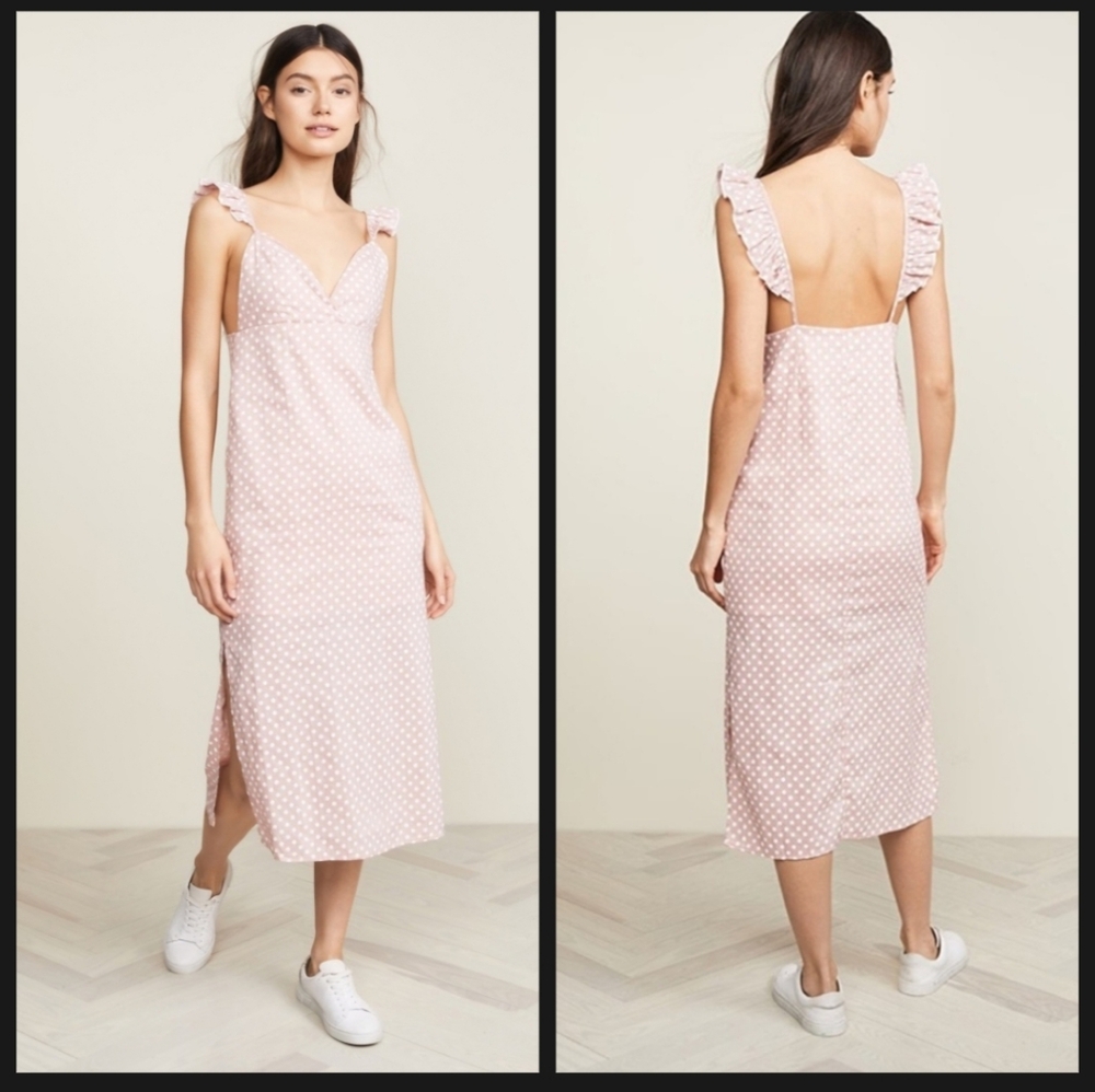 English Factory Polka Dot Slip Dress